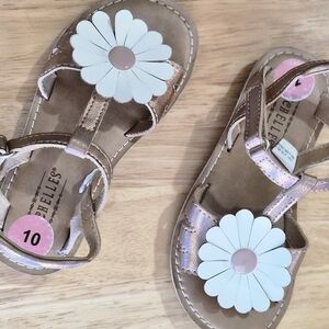 Elle Kids Sandals with Floral Accent
